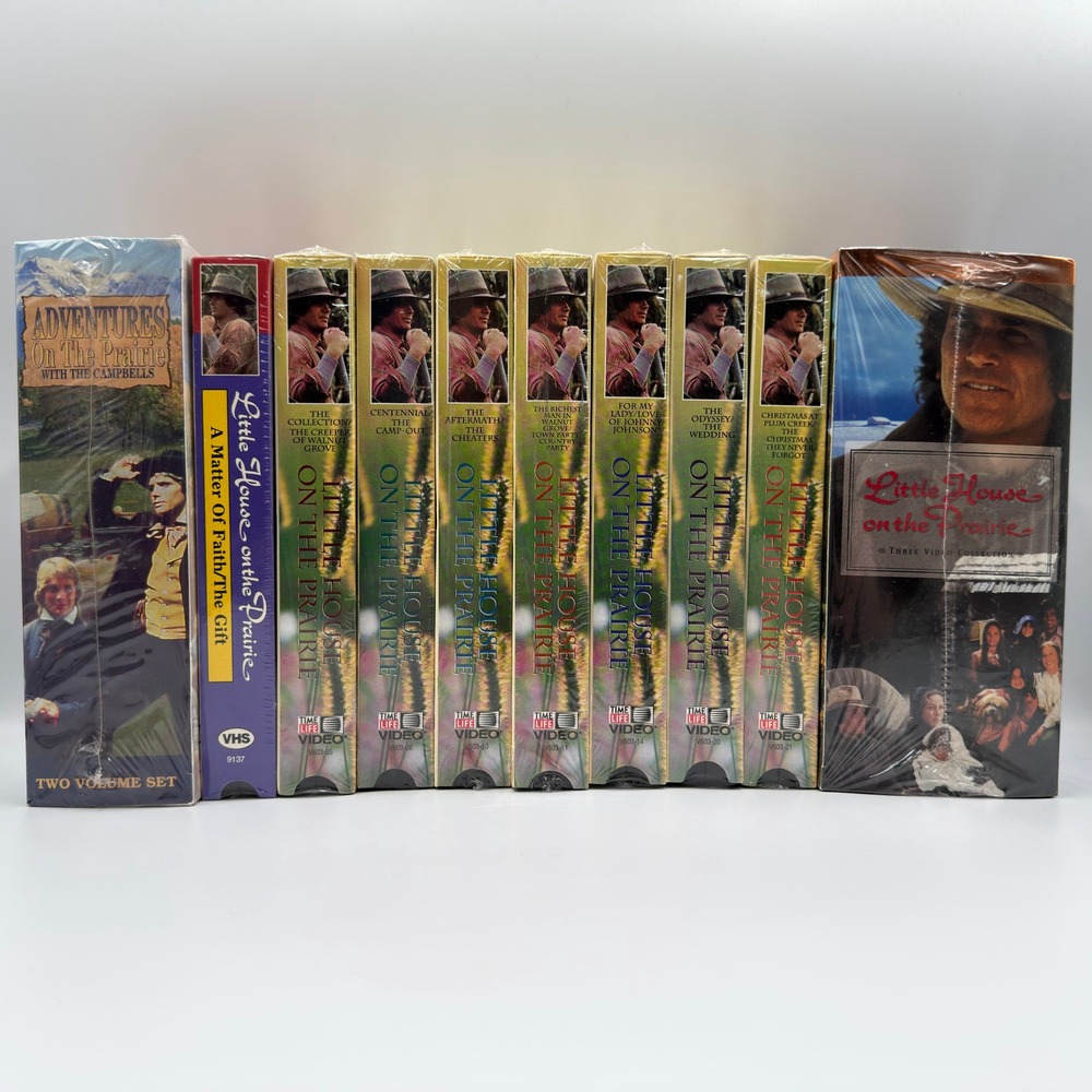 Little House on the Prairie VHS‎ Lot Time Life Video Factory Sealed Box Sets